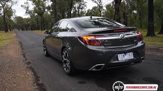 2016 Holden Insignia VXR 0100kmh amp engine sound [upl. by Atiuqcaj226]