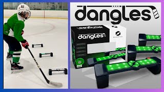 Bolt Dangles Hockey Stickhandling Training Aids on Ice Fun Games for Kids [upl. by Mchail]