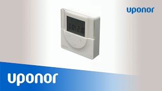 „Uponor Smatrix Wave T168“ termostato programavimas [upl. by Anneirb]