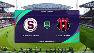 Modo carrera jugador liga Promerica Deportivo Saprissa vs Liga Deportiva Alajuelense [upl. by Duer830]