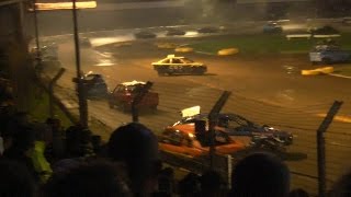 211 Foxhall Stadium Ipswich Gala Night 2015 Rookie Bangers 12 Cars Heat 2 Part 1 [upl. by Geno]