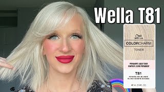 WELLA T81 Intense Ash Blonde Toner amp Round 2 Hair Falling Out [upl. by Florry]