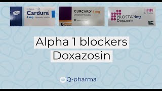 DOXAZOSINCarduraCurcardProsta [upl. by Ahsinyt572]