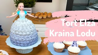 Tort Elsa 🍰❄️Jak zrobić tort Kraina Lodu Frozen ✨❄️⛄️🍓 Ciastkożercypl [upl. by Zohara656]