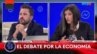 Martín Tetaz cruzó a Fernanda Vallejos quoten el kirchnerismo se fugaron US97000 millones” [upl. by Evannia]