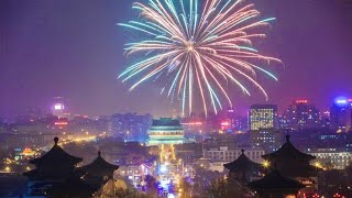 LIVE from GUANGDONG Chinese New Year fireworks display [upl. by Niatsirt]