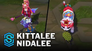 Kittalee Nidalee Skin Spotlight  PreRelease  PBE Preview  League of Legends [upl. by Llertak660]