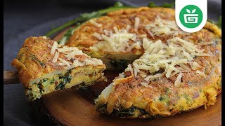 KOSHER  quotTortilla Californiaquot with FarmFresh Eggs Dandelion Greens and Raw Cheddar [upl. by Mccully315]