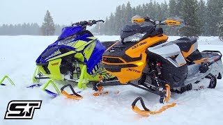 2019 4Stroke Turbo Comparison Yamaha VS SkiDoo [upl. by Onitsirc868]