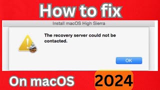 4 Ways How to Fix the Recovery Server Could not be Contacted MacBook Pro  Simple Fix 2023 Update [upl. by Nilek]