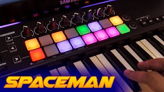 Spaceman  Hardwell Remix  Cover  Launchkey Performance [upl. by Geirk]