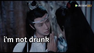 Lan Wangji Being Drunk For Not Enough Minutes [upl. by Sirhc296]