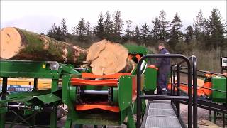 Posch K650 Firewood Factory Processor High Speed Production [upl. by Wollis]