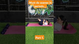 Must do asanas in periodsshorts youtubeshorts yoga periods peaceful music [upl. by Lap823]