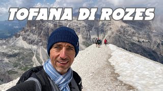 Trekking Dolomiti  Tofana di Rozes m 3225 [upl. by Esyli]