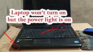 Laptop wont turn on but the power light is on Fix [upl. by Addam]