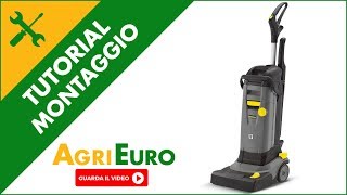 Montaggio lavapavimenti lavasciuga professionale karcher BR 304 C [upl. by Alston628]