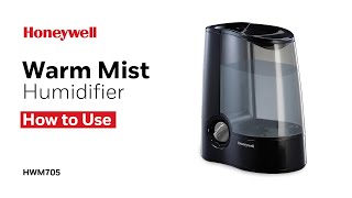 Honeywell Warm Mist Humidifier HWM705  How to Use [upl. by Eleaffar]