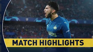 Match Highlights Sevilla vs PSV  Scoreline  CBS Sports Golazo [upl. by Nidnal570]