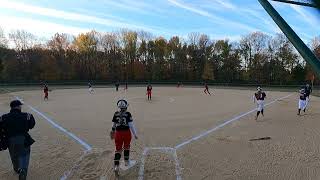 Jersey Outlaws Gold 18U DB Wally vs Vanquish FP Lichtner 18U 11224 [upl. by Myriam125]