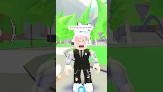 Roblox BANNED in his country roblox adopt me robloxbanned robloxadmin [upl. by Nhguaved]