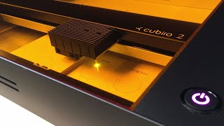 Cubiio 2 Laser Cutter amp Metal Engraver Auto Focus vs Manual Focus 自動對焦 vs 手動對焦 [upl. by Idyh]