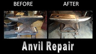 How to Repair An Anvil Resurface An Anvil for Optimal Anvil Restoration [upl. by Sairtemed]