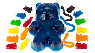 How to Make a Giant Gummy Bear and other Gummy Candy from Cookies Cupcakes and Cardio [upl. by Anaile]