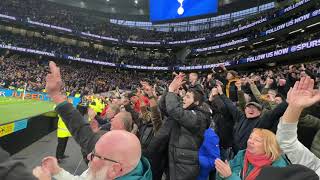 SCENES 💥 Tottenham 12 Wolves FINAL WHISTLE [upl. by Gerc]