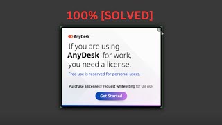 Reset AnyDesk License Warning  A License is Required for Work Use SOLVED [upl. by Yenobe]