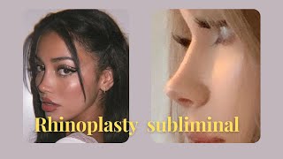 Nose Job Subliminal Desired Nose [upl. by Shetrit]