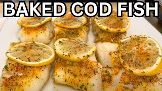 This Baked Cod Fish Is Delicious [upl. by Antin]