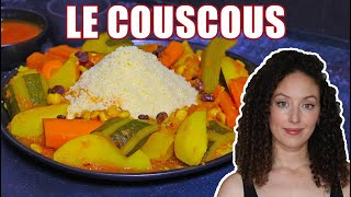 Couscous en sauce rouge aux légumes [upl. by Bertero]