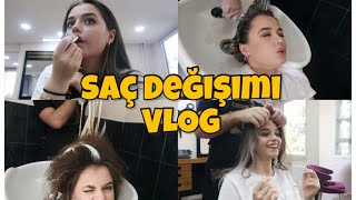 SAÇLARIMI DEĞİŞTİRDİKVLOG YAZA HAZIRLIK [upl. by Asyral]