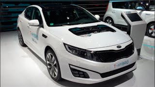 Kia Optima THybrid 2015 In detail review walkaround Interior Exterior [upl. by Ahsikin]