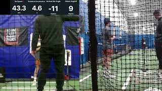 Bridger E 2030 Hitting Session using Blast Motion 2024 10 25 [upl. by Hill]