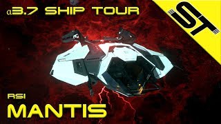 Star Citizen α 37  RSI Mantis  Tour [upl. by Erika]