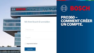 PRO360 par Bosch Professional – comment créer un compte [upl. by Sonia]