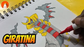 How to draw Giratina easily from Pokemon  step by step  Andy Art Hub [upl. by Aninotna373]