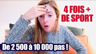 CHALLENGE 10000 PAS PAR JOUR ce quil sest passé poids difficulté [upl. by Emlynne840]