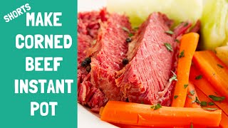 Corned Beef Instant Pot  Easy Recipe Shorts [upl. by Elumas]