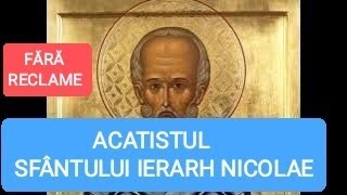 ACATISTUL SFÂNTULUI IERARH NICOLAE ARHIEPISCOPUL MIRELOR LICHEI 6 DECEMBRIE [upl. by Minny]