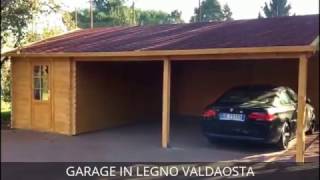 GARAGE IN LEGNO VALDAOSTA by CasetteItalia [upl. by Hildick]