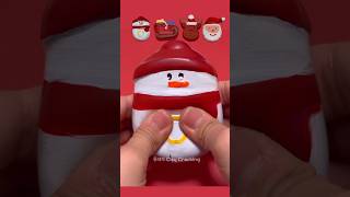 크리스마스 점토부수기 christmas claycracking shorts satisfying クレイクラッキング [upl. by Attenoj]