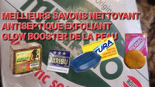 MEILLIEURS savons Nettoyant ANTISEPTIQUE EXFOLIANT GLOW BOOSTER de la peau quotMEKAKO THE BESTquot [upl. by Harty]