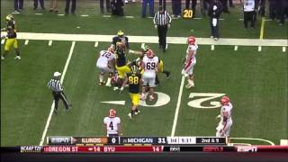 2012 Michigan football highlights v Illinois [upl. by Antonin]