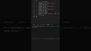 How to calculate simple interest in c language viralvideo shorts tranding like clanguage [upl. by Bobbie]