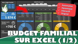 Comment gérer ses comptes sur Excel avec le « Suivi du budget familial » [upl. by Naik558]