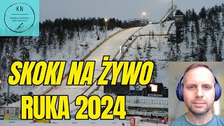 Skoki narciarskie na żywo Ruka 20232024  kwalifikacje skokinarciarskie [upl. by Azelea]