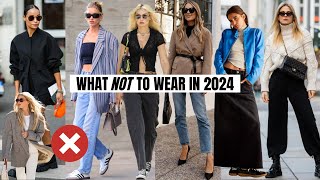 Fashion Trends To Avoid in 2024  What NOT To Wear [upl. by Bonina]